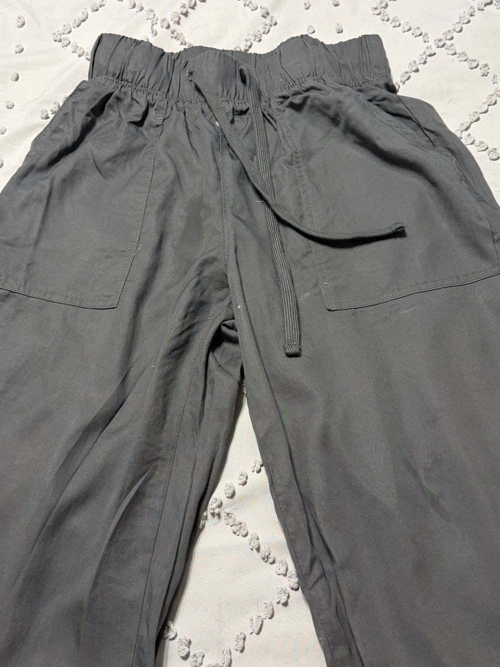 Universal Thread Women's Charcoal Gray Drawstring Joggers